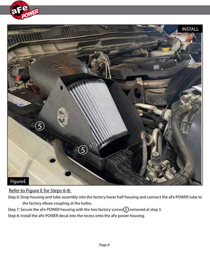 aFe MagnumFORCE Stage-2 Pro 5R Intake | Ram Diesel Trucks L6-6.7L (13-14) (54-32412)