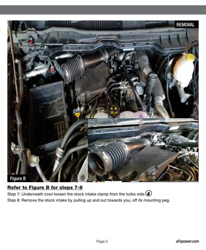 aFe MagnumFORCE XP Stage-2 PRO 5R Intake | Dodge RAM 1500 V6 3.0L EcoDiesel (14) (54-32572)