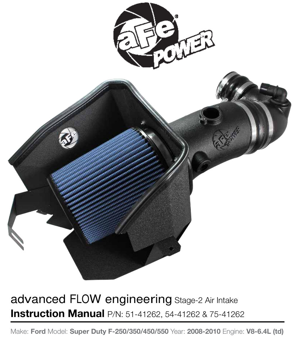 aFe MagnumFORCE Stage-2 Pro 5R CAI | Ford V8-6.4L Diesel (08-10) (54-41262)
