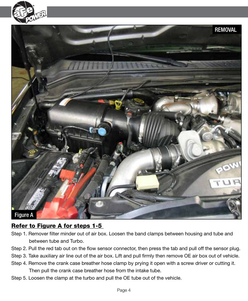 aFe MagnumFORCE Stage-2 Pro 5R CAI | Ford V8-6.4L Diesel (08-10) (54-41262)