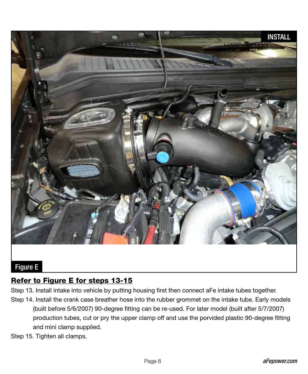 aFe MagnumFORCE Stage-2 Pro 5R CAI | Ford V8-6.4L Diesel (08-10) (54-41262)