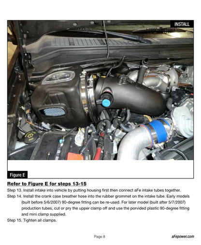aFe MagnumFORCE Stage-2 Pro 5R CAI | Ford V8-6.4L Diesel (08-10) (54-41262)