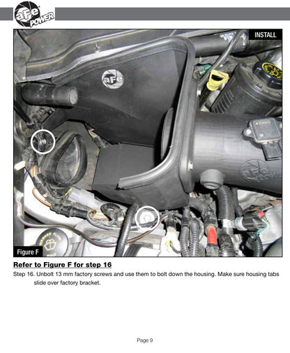 aFe MagnumFORCE Stage-2 Pro 5R CAI | Ford V8-6.4L Diesel (08-10) (54-41262)