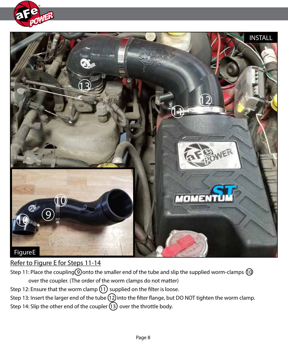aFe Momentum ST Cold Air Intake Jeep XJ 4.0L (91-01) | I6 (54-46209) (SPF5446209)