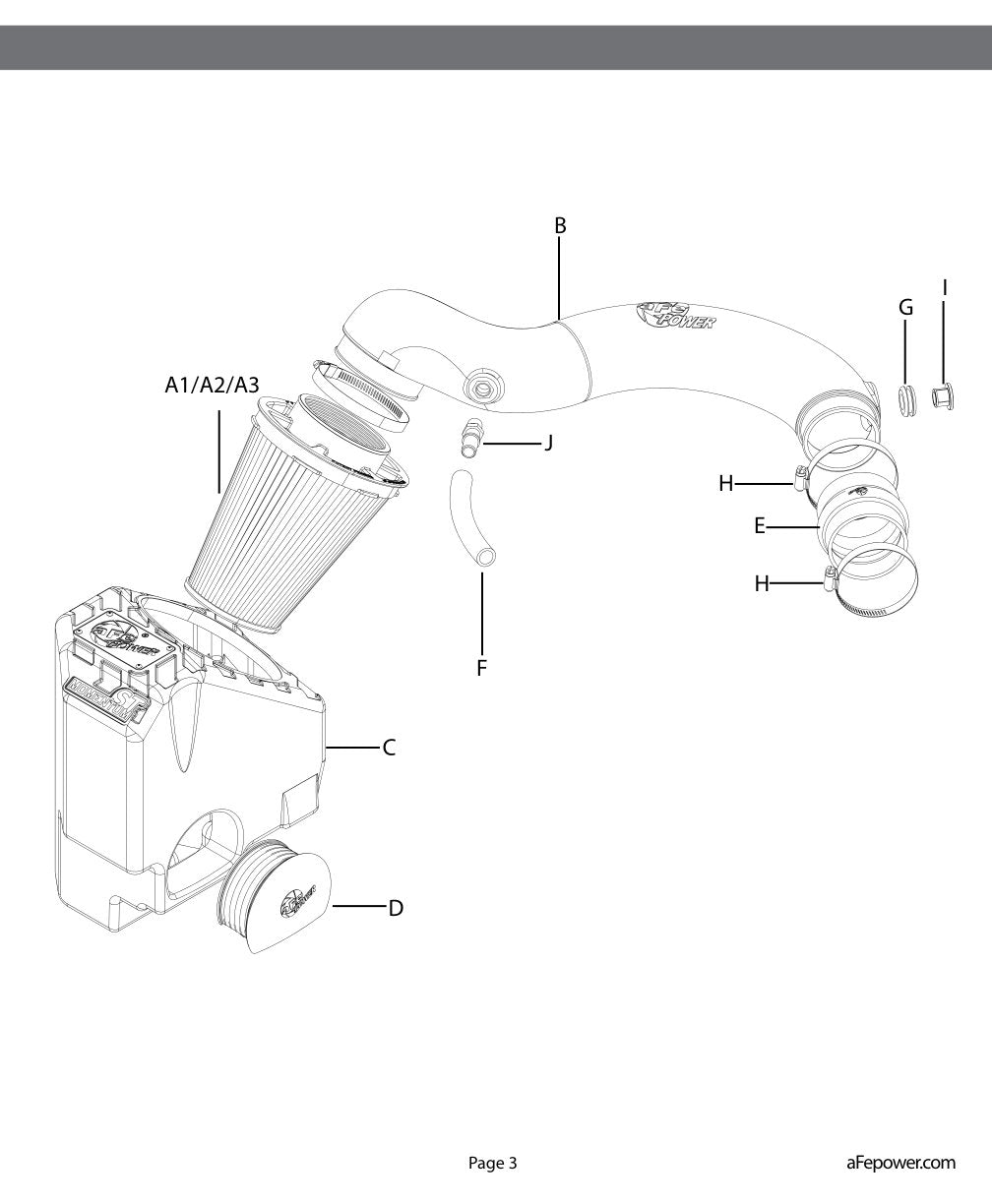 aFe Momentum ST Pro 5R Cold Air Intake System | Jeep Cherokee (14-18) V6 3.2L (54-46215)
