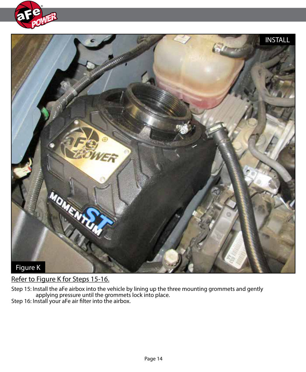 aFe Momentum ST Pro 5R Cold Air Intake System | Jeep Cherokee (14-18) V6 3.2L (54-46215)