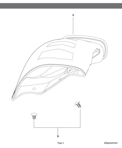 aFe Momentum HD Dynamic Air Scoop | RAM 1500 EcoDiesel V6 (14-16) (54-72006-S)