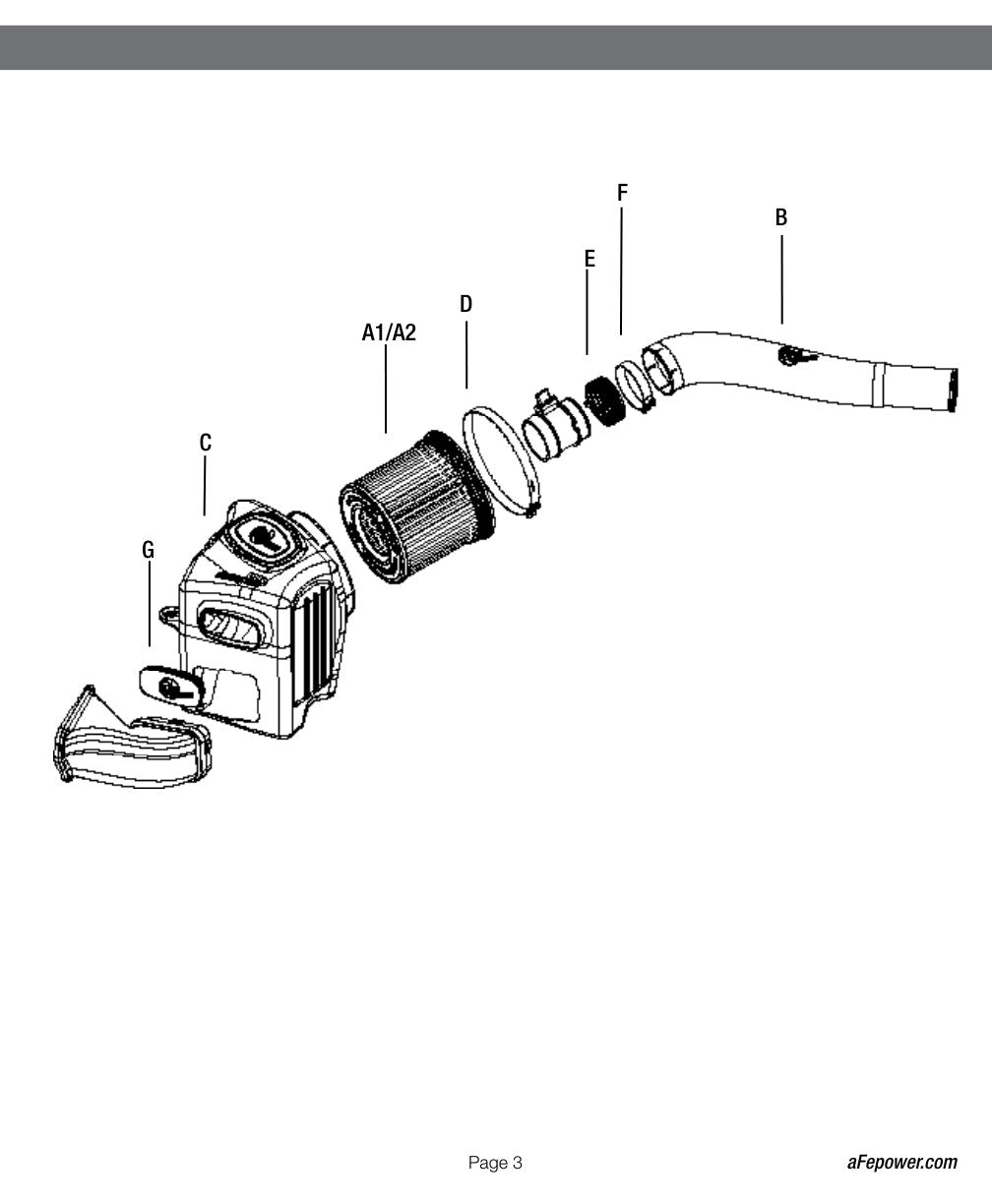 aFe HD AIS PRO 5R Intake | RAM 1500 EcoDiesel V6-3.0L 2014 (54-72006)
