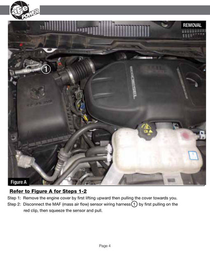 aFe HD AIS PRO 5R Intake | RAM 1500 EcoDiesel V6-3.0L 2014 (54-72006)