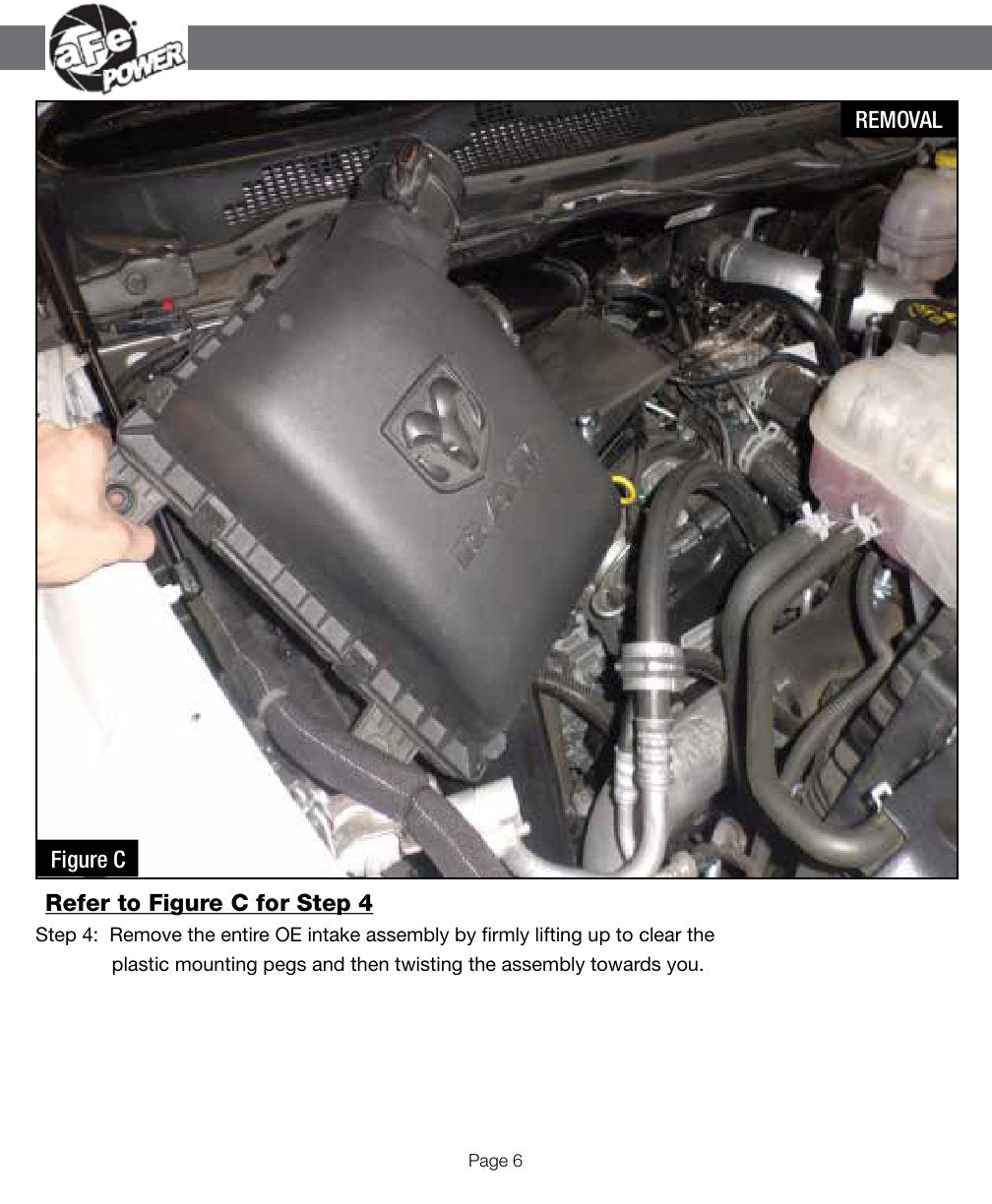 aFe HD AIS PRO 5R Intake | RAM 1500 EcoDiesel V6-3.0L 2014 (54-72006)