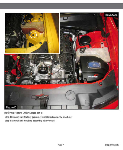 aFe Momentum GT Cold Air Intake w/ Pro 5R | Dodge Challenger/Charger V6 (11-15) (54-72201)