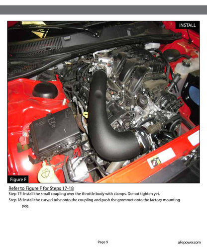 aFe Momentum GT Cold Air Intake w/ Pro 5R | Dodge Challenger/Charger V6 (11-15) (54-72201)