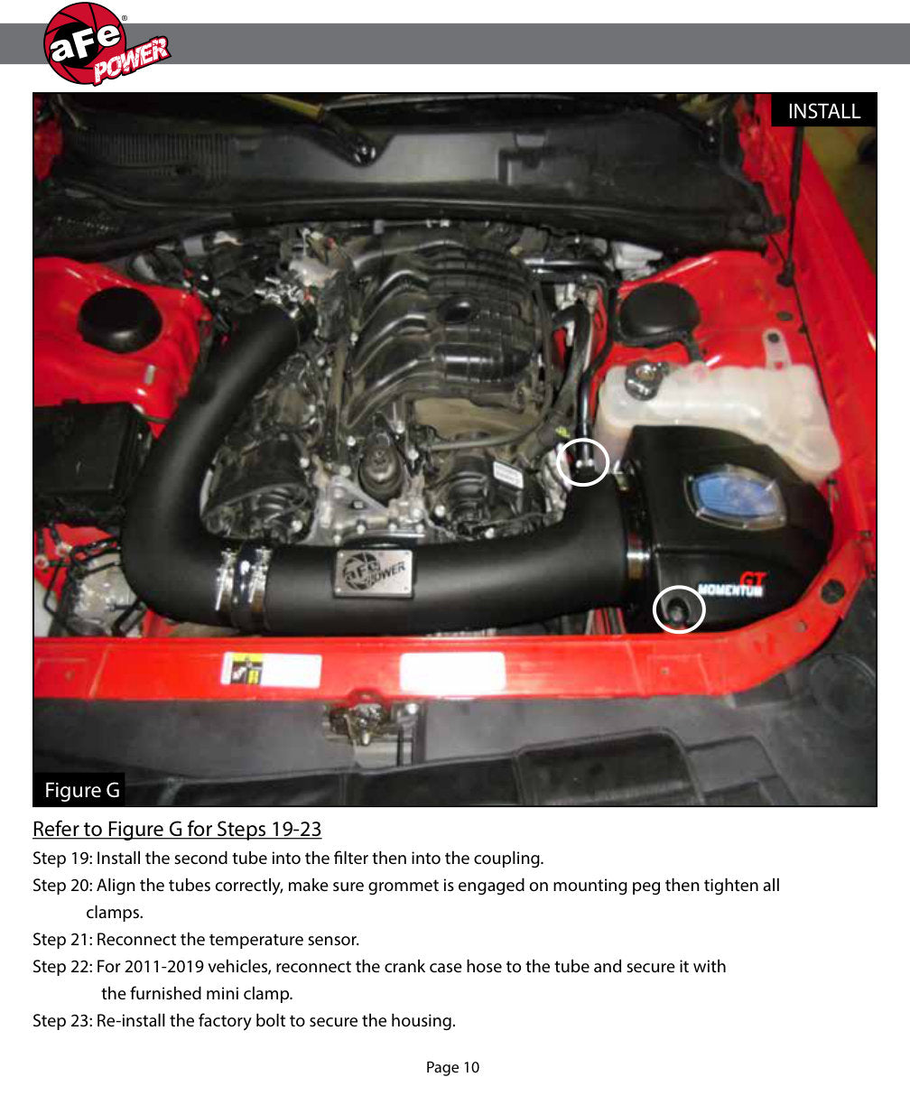 aFe Momentum GT Cold Air Intake w/ Pro 5R | Dodge Challenger/Charger V6 (11-15) (54-72201)