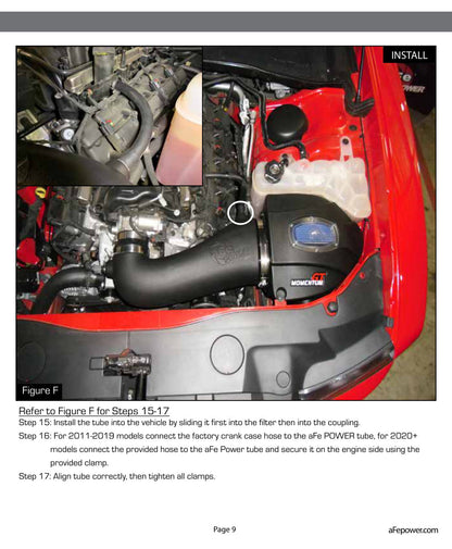 aFe Momentum GT Pro 5R Stage-2 Cold Air Intake | Dodge Challenger/Charger R/T (11-15) (54-72202)