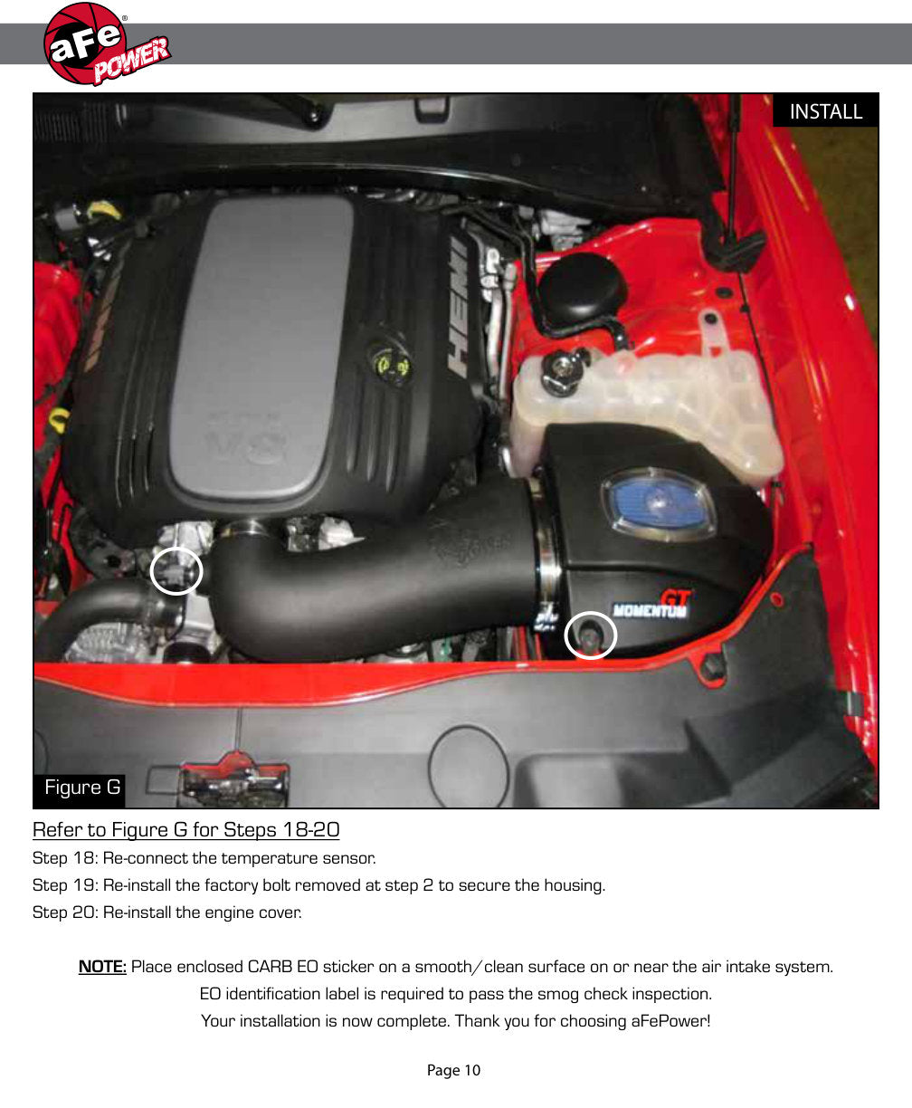 aFe Momentum GT Pro 5R Stage-2 Cold Air Intake | Dodge Challenger/Charger R/T (11-15) (54-72202)