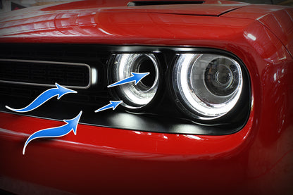 aFe Momentum GT Carbon Fiber Dynamic Air Scoop | Dodge Challenger V6/V8 (15-18) (54-72203-SF)