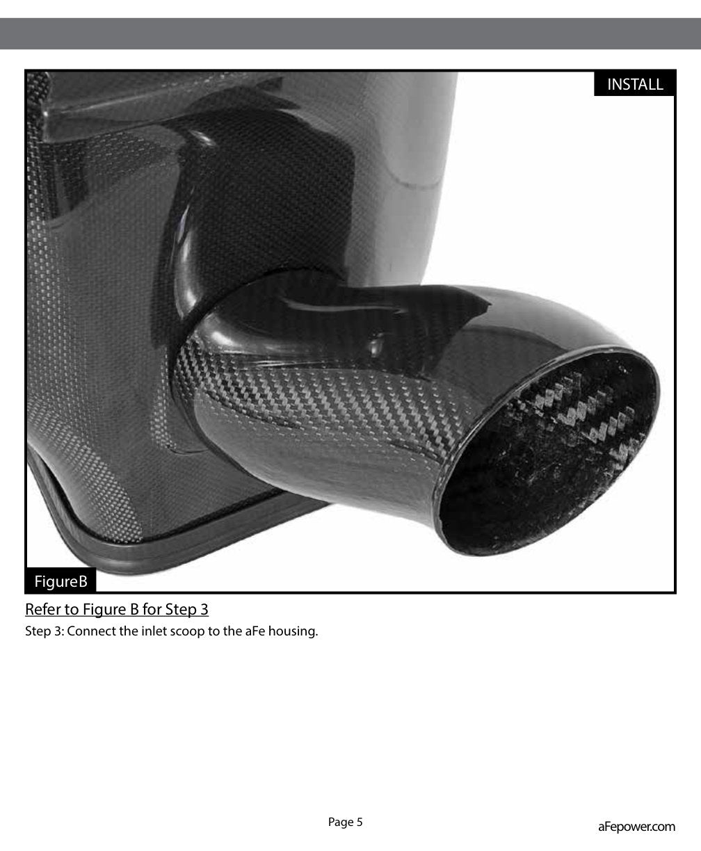 aFe Momentum GT Carbon Fiber Dynamic Air Scoop | Dodge Challenger V6/V8 (15-18) (54-72203-SF)