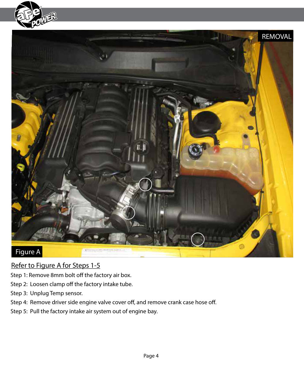 aFe Momentum GT Pro 5R Cold Air Intake Dodge V8-6.4L (11-16) (54-72203) | Chall/Charger/300 (11-23)