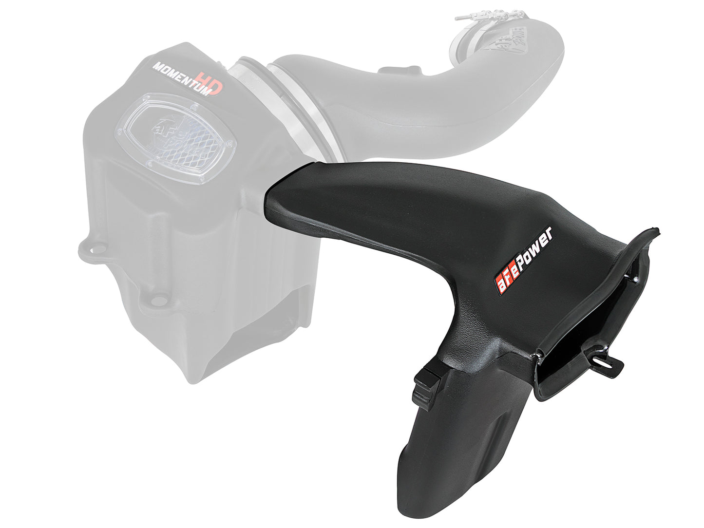 aFe Momentum HD Dynamic Air Scoop | Ford Diesel Trucks V8-6.7L (54-73006-S)
