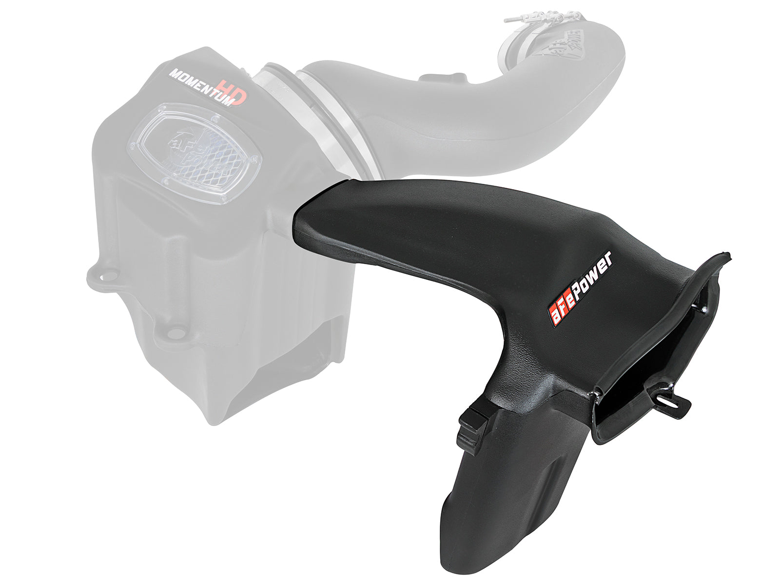 aFe Momentum HD Dynamic Air Scoop | Ford Diesel Trucks V8-6.7L (54-73006-S)