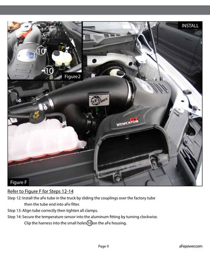 aFe Momentum GT Cold Air Intake | Ford F-150 EcoBoost V6 2.7L/3.5L (16) (54-73112-1)