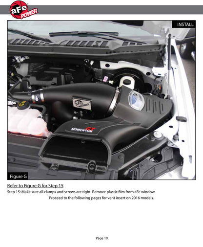 aFe Momentum GT Cold Air Intake | Ford F-150 EcoBoost V6 2.7L/3.5L (16) (54-73112-1)