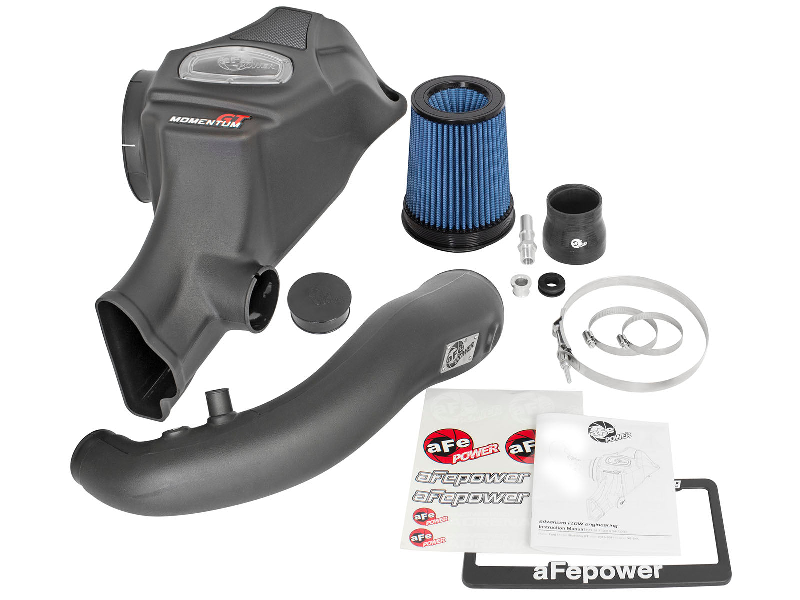 aFe Momentum GT Cold Air Intake System w/ Pro 5R Filter | Ford Mustang Ecoboost (15+) (54-73201)