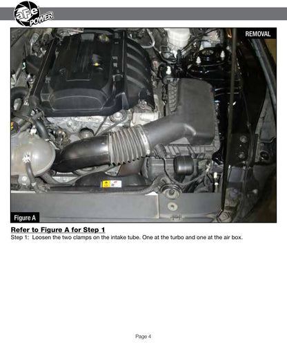aFe Momentum GT Cold Air Intake System w/ Pro 5R Filter | Ford Mustang Ecoboost (15+) (54-73201)