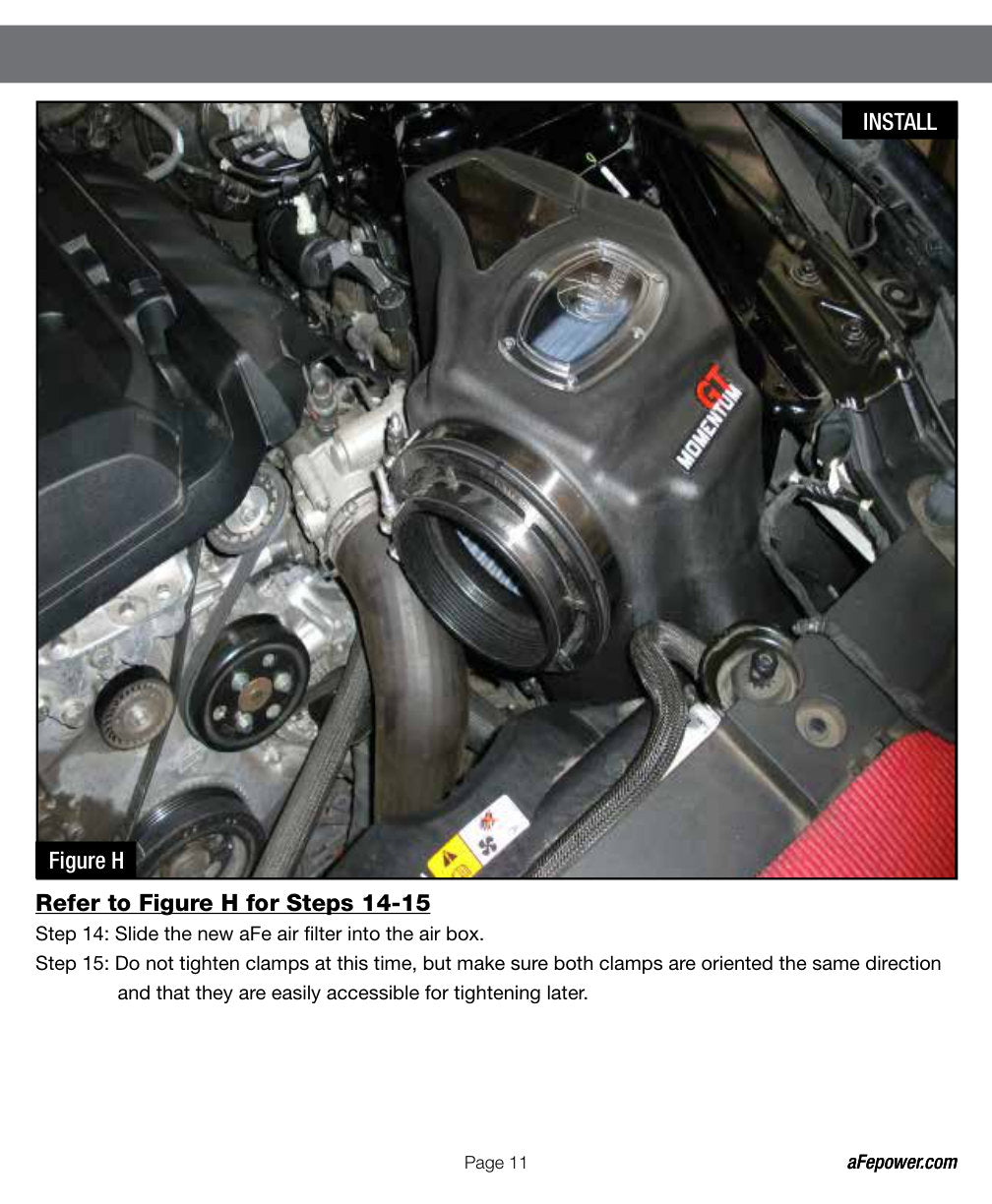 aFe Momentum GT Cold Air Intake System w/ Pro 5R Filter | Ford Mustang Ecoboost (15+) (54-73201)