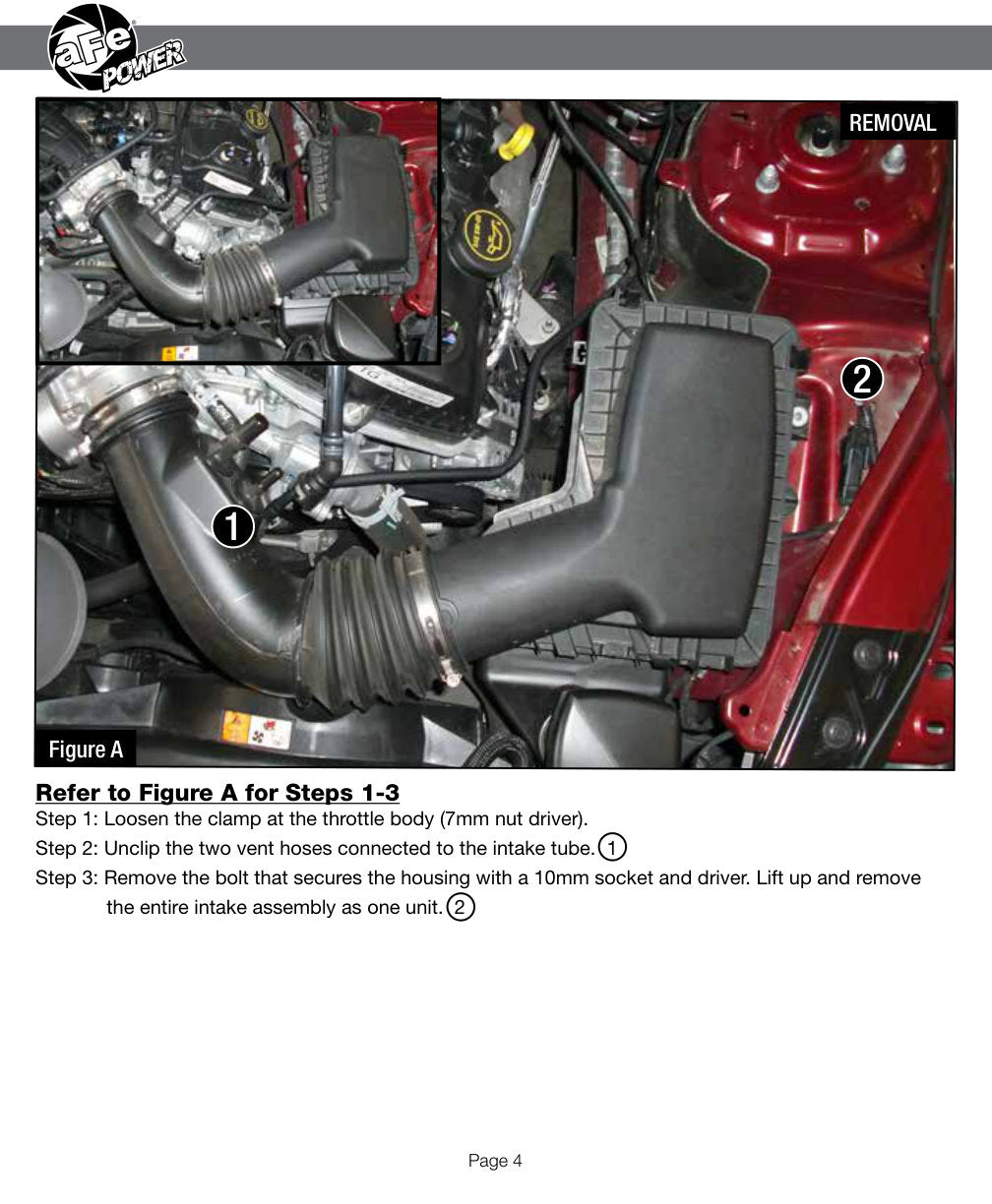 aFe Momentum GT AIS Pro 5R Cold Air Intake System | Ford Mustang V6-3.7L (15-17) (54-73202)