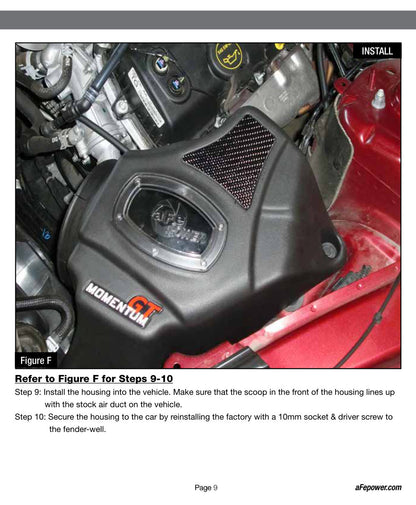 aFe Momentum GT AIS Pro 5R Cold Air Intake System | Ford Mustang V6-3.7L (15-17) (54-73202)