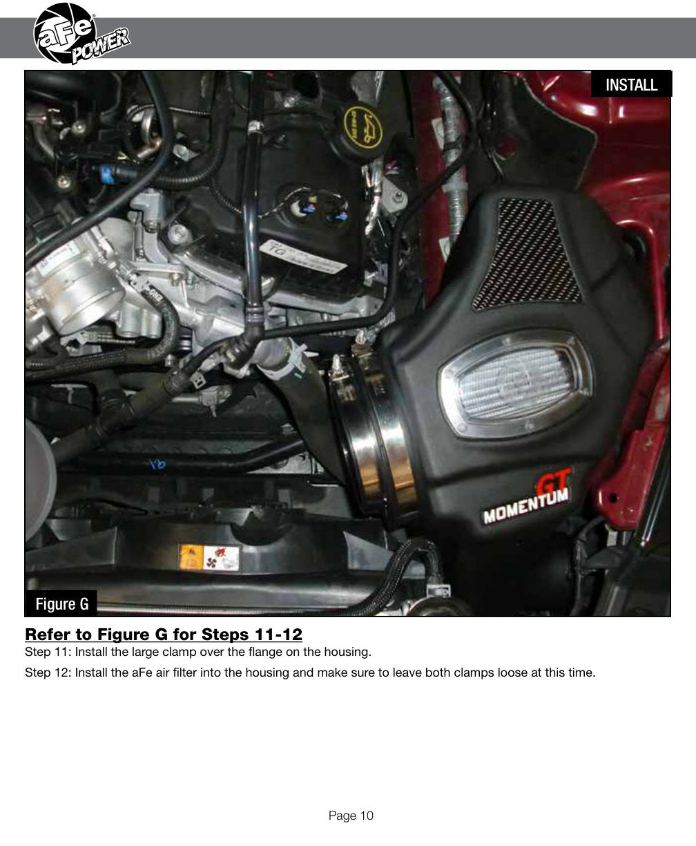 aFe Momentum GT AIS Pro 5R Cold Air Intake System | Ford Mustang V6-3.7L (15-17) (54-73202)