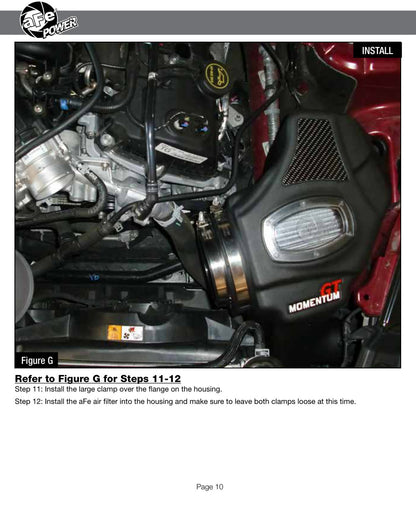 aFe Momentum GT AIS Pro 5R Cold Air Intake System | Ford Mustang V6-3.7L (15-17) (54-73202)