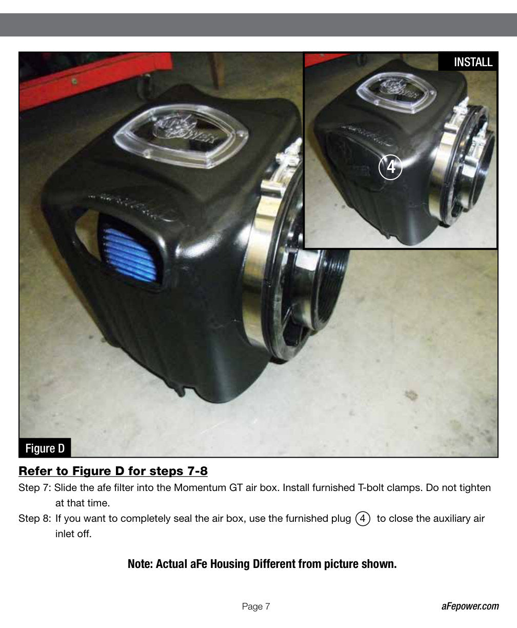 aFe Momentum GT Cold Air Intake 6.0L V8 Silverado/Sierra 2500/3500HD (09-15) (54-74105)