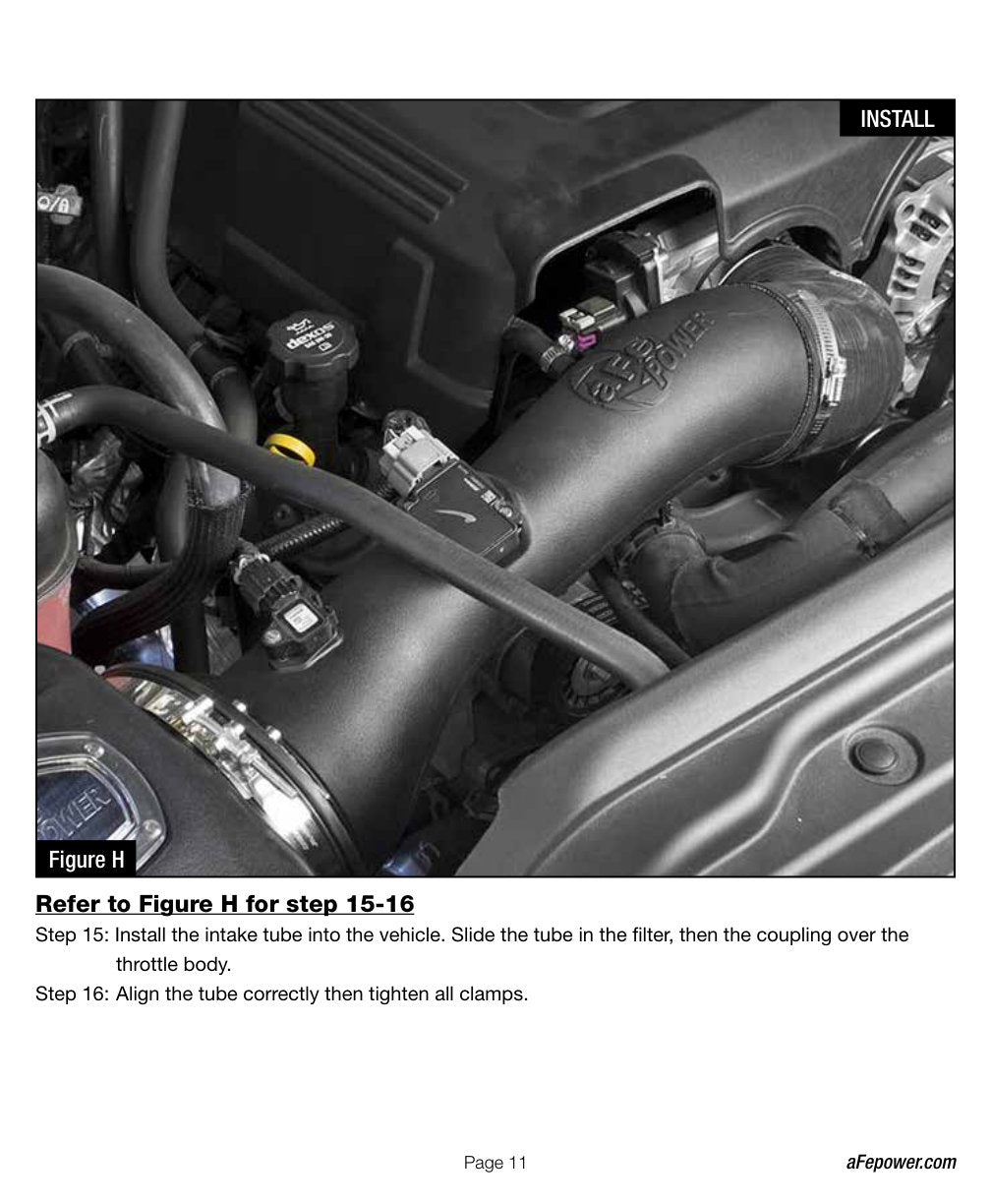aFe Momentum GT Cold Air Intake 6.0L V8 Silverado/Sierra 2500/3500HD (09-15) (54-74105)