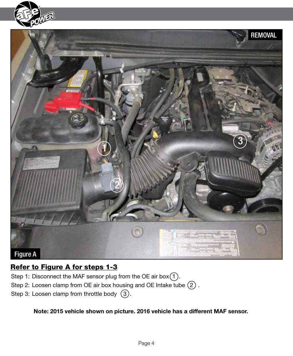 aFe Momentum GT Cold Air Intake w/ Pro 5R | GM Silverado HD/Sierra HD V8-6.0L (16) (54-74108)