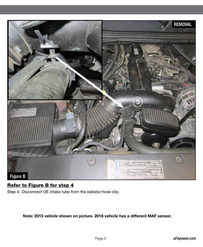 aFe Momentum GT Cold Air Intake w/ Pro 5R | GM Silverado HD/Sierra HD V8-6.0L (16) (54-74108)