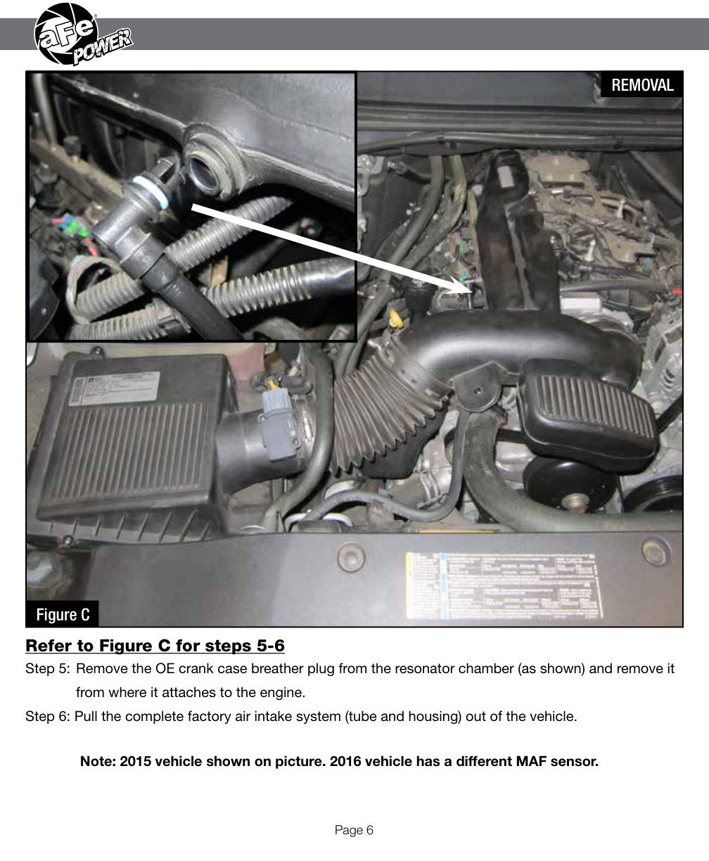 aFe Momentum GT Cold Air Intake w/ Pro 5R | GM Silverado HD/Sierra HD V8-6.0L (16) (54-74108)