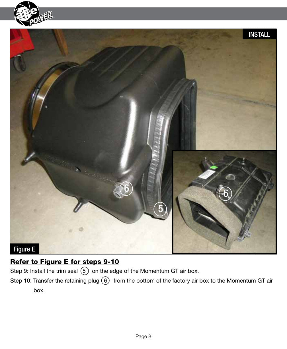 aFe Momentum GT Cold Air Intake w/ Pro 5R | GM Silverado HD/Sierra HD V8-6.0L (16) (54-74108)