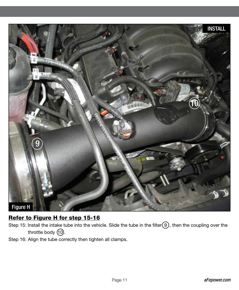 aFe Momentum GT Cold Air Intake w/ Pro 5R | GM Silverado HD/Sierra HD V8-6.0L (16) (54-74108)
