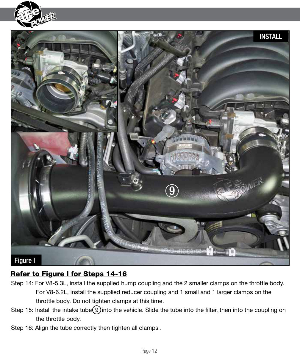 aFe Momentum GT Pro 5R Cold Air Intake | GM SUV V8 5.3L/6.2L (15-17) (54-74110)