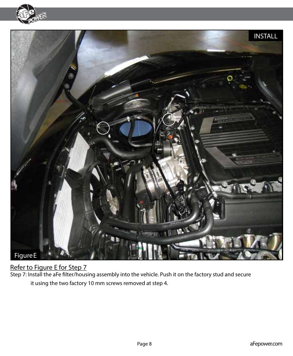 aFe Momentum Pro 5R Cold Air Intake System | Chevy Corvette Z06 V8-6.2L (15-17) (54-74202-1)