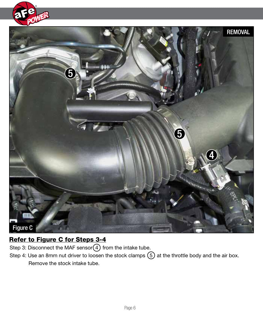 aFe Momentum GT Pro 5R Cold Air Intake | Chevrolet Camaro SS V8-6.2L (13-15) (54-74204)