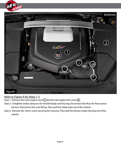 aFe Momentum GT Cold Air Intake System | Cadillac CTS-V (09-15) (54-74207)