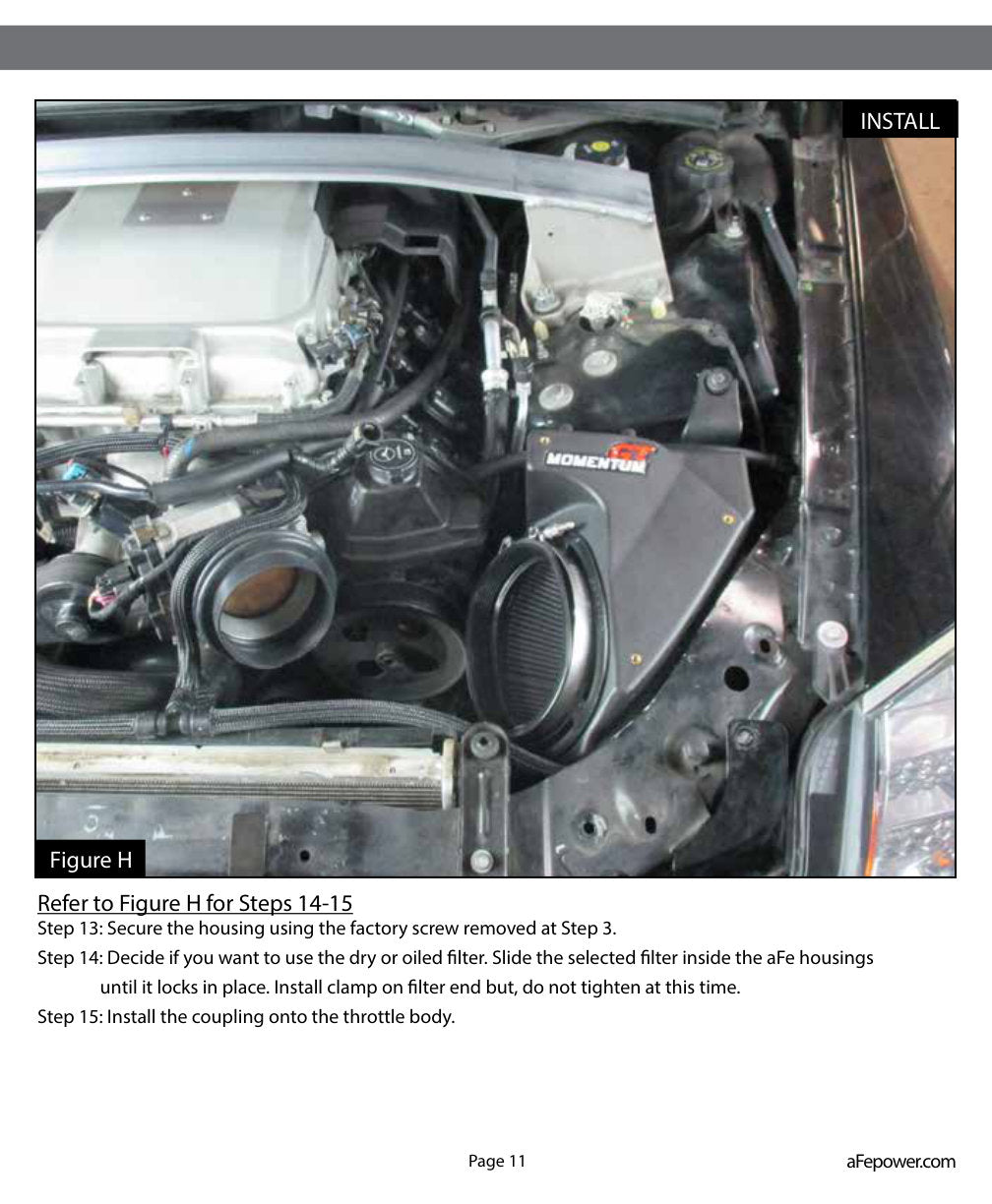 aFe Momentum GT Cold Air Intake System | Cadillac CTS-V (09-15) (54-74207)