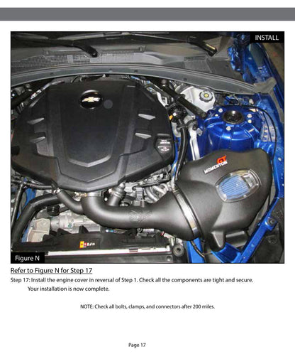 aFe Momentum GT Pro 5R Intake System | Chevrolet Camaro V6 3.6L (16-17) (54-74211)