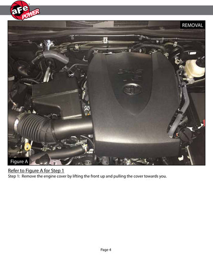 aFe Momentum GT Pro 5R Stage-2 Intake System | Toyota Tacoma V6 3.5L 2016 (54-76005)