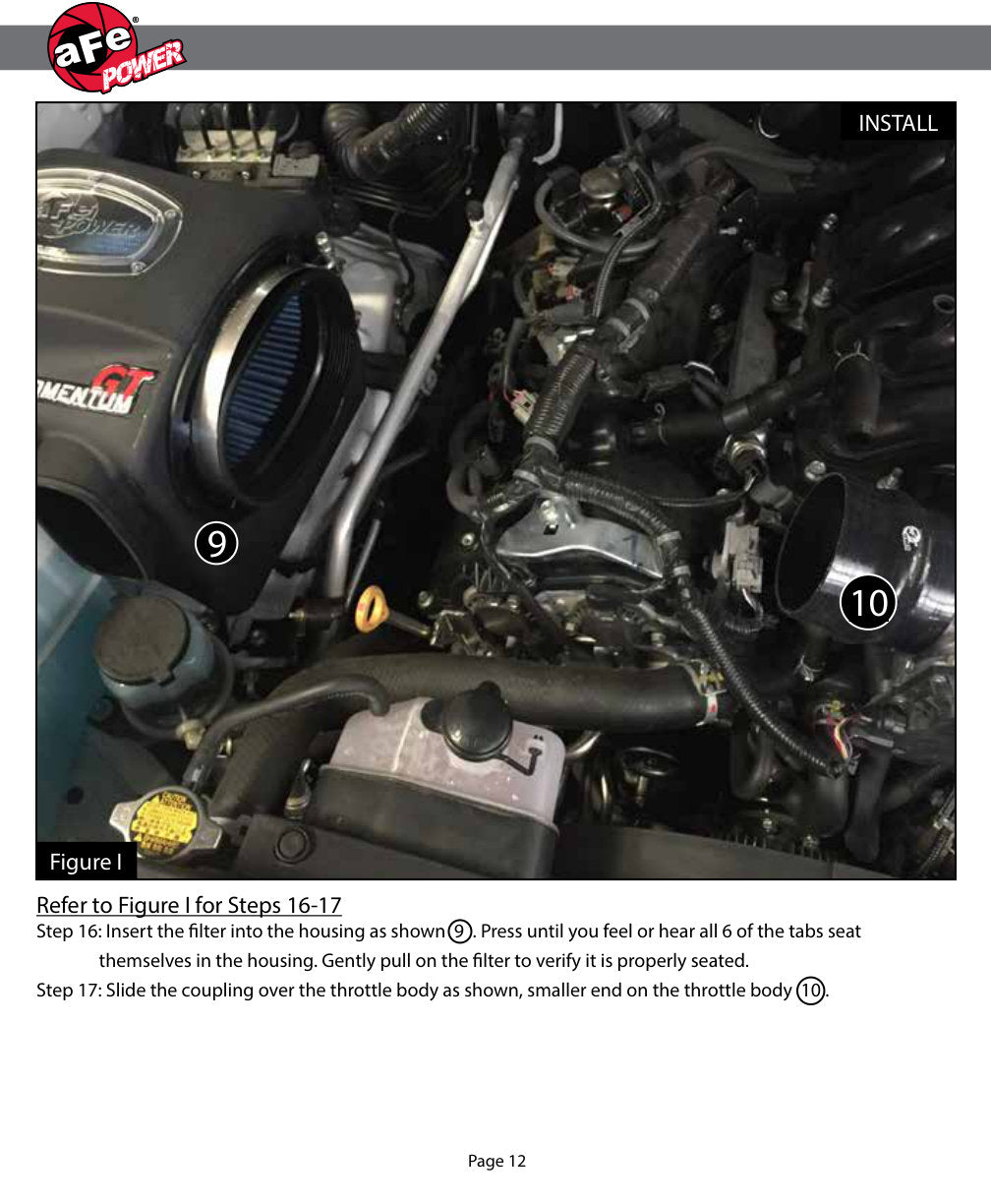 aFe Momentum GT Pro 5R Stage-2 Intake System | Toyota Tacoma V6 3.5L 2016 (54-76005)