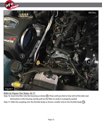 aFe Momentum GT Pro 5R Stage-2 Intake System | Toyota Tacoma V6 3.5L 2016 (54-76005)