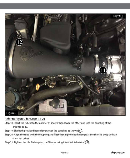aFe Momentum GT Pro 5R Stage-2 Intake System | Toyota Tacoma V6 3.5L 2016 (54-76005)